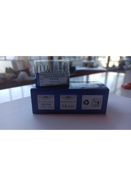 Diamond Burs.fg FO-41S Serisi Elmas Matkap Yüksek Hızlı Stomatoloji Departmanı Diş Lab Taşlama Aracı 100 Adet indirimleri