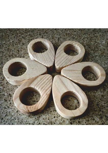 Yumurtalık - Yumurta Sunum Tahtası – 6 Adet – Açık Renk - 21 cm fiyatları