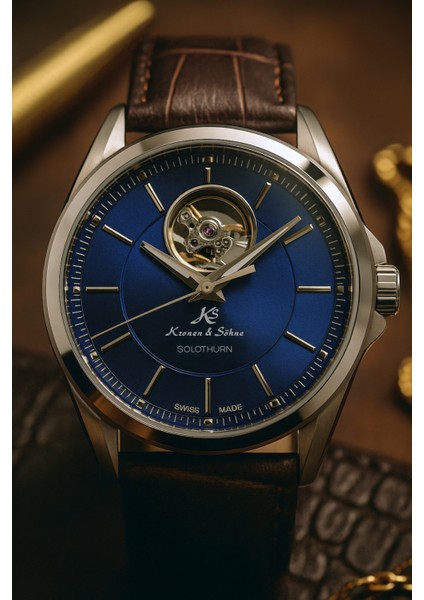 Solothurn Otomatik Mekanik Özel Üretim Erkek Kol Saati