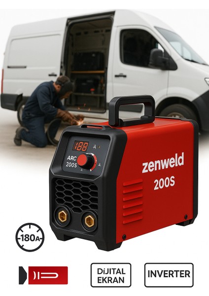 Arc 200S Inverter Kaynak Makinesi – Hafif, Dijital Göstergeli ve Yüksek Performanslı modelleri
