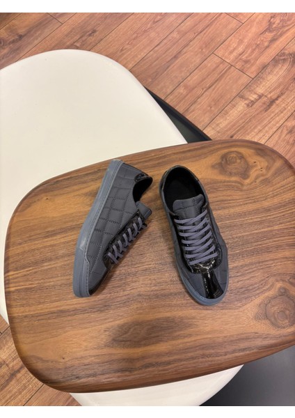4253 Füme Paraşüt Hakiki Deri Erkek Sneakers - Erkek Spor Ayakkabı fiyatları