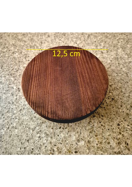 Nihale/fincanlık - 12,5 cm - Koyu Kahverengi fırsatları