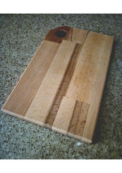 Ahşap Doğrama Tahtası - 26 x 16 cm - Kayın Ağacı - Kahverengi modelleri