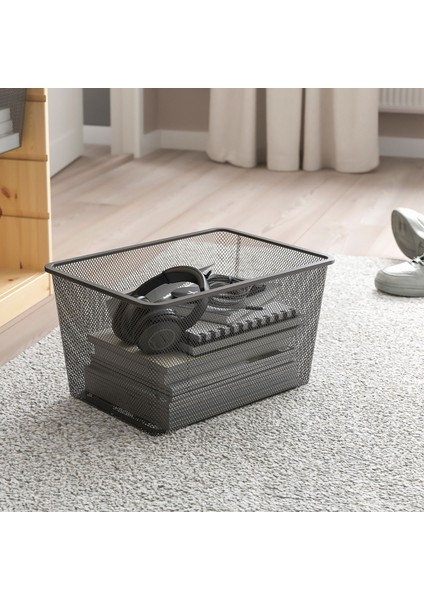 Trofast Saklama Kutusu 42 x 30 x 23 cm Koyu Gri Dayanıklı Çocuk Odası Düzenleyici fiyatları