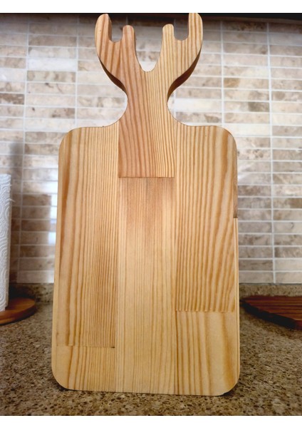 Geyik Kesme/sunum Tahtası - 16 x 34 cm - Açık Kahverengi modelleri