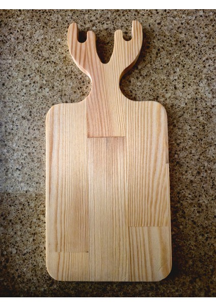 Geyik Kesme/sunum Tahtası - 16 x 34 cm - Açık Kahverengi fırsatları