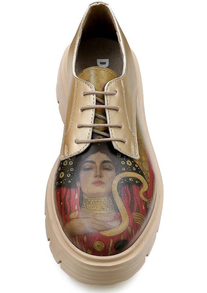 Kadın Vegan Deri Krem Günlük Ayakkabı - Shine Tasarım indirimleri