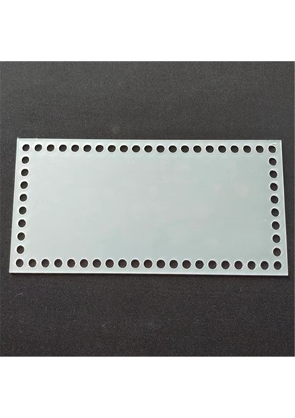 Örgü Çanta&sepet Tabanı Mdf Delikli Beyaz