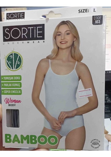 103 Bayan Bambu Çıtçıtlı Bady 2 Adet