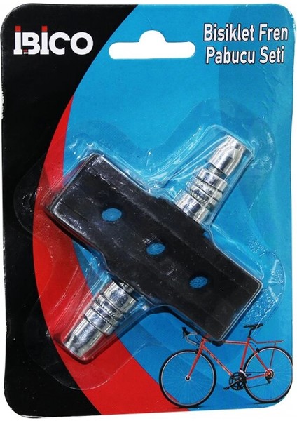2 Pcs Bisiklet Fren Pabuç Set Fren Pabucu Seti (4887)