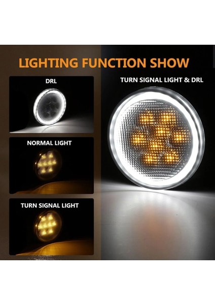 Jeep Wrangler Jk Uyumlu LED Angel Sinyal Set fırsatları