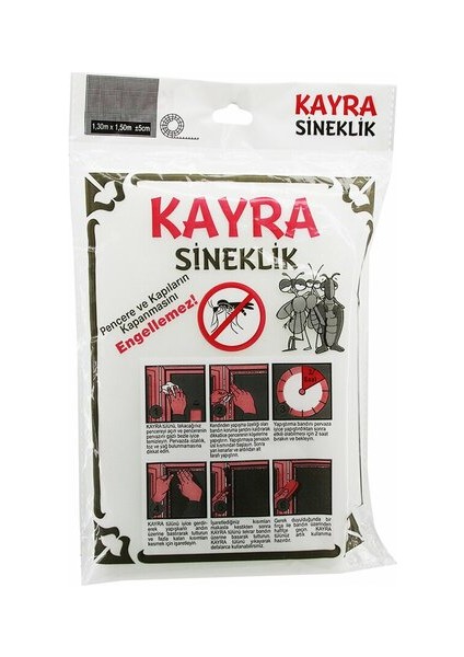 Yapışkanlı Çift Kanat Sineklik