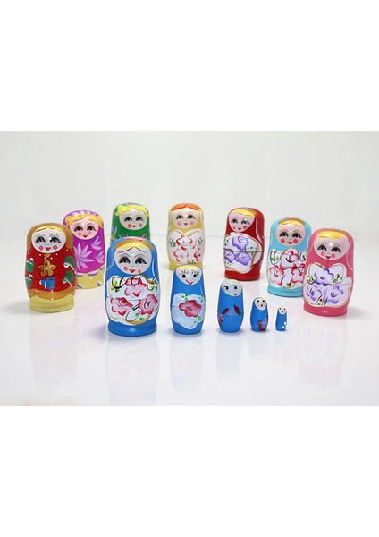 5'li Ahşap Matruşka