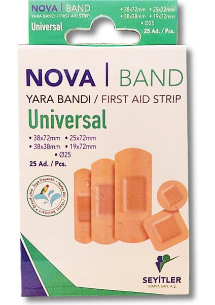 Universal Yara Bandı 25 Li (20 Adet) modelleri