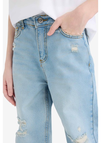 Erkek Çocuk Wide Leg Geniş Paça Jean Pantolon D6844A825SM indirimleri
