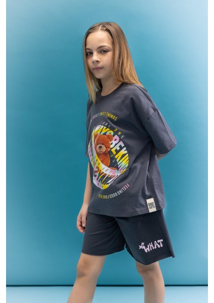 Kız Çocuk Baskılı Şort C5285A824SM modelleri