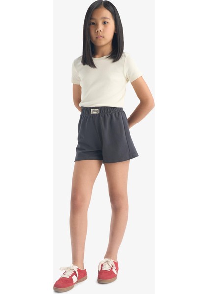 Kız Çocuk Dokuma Etiketli Şort C4712A824SM fiyatları