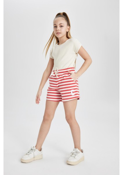 Kız Çocuk Çizgili Şort fiyatları