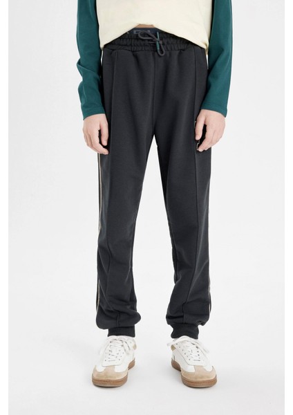 Erkek Çocuk Baskılı Beli Paçası Lastikli Cepli Jogger Okul Eşofman Altı C7229A824AU indirimleri