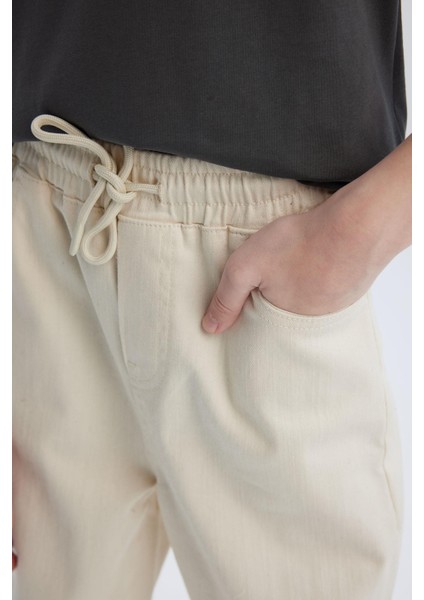 Erkek Çocuk Jogger Fit Standart Paça Gabardin Pantolon D7795A825SP