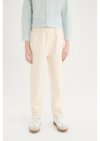 Erkek Çocuk Balloon Fit Standart Paça Twill Pantolon B6709A825SP indirimleri