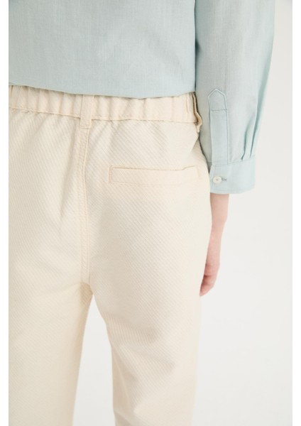 Erkek Çocuk Balloon Fit Standart Paça Twill Pantolon B6709A825SP