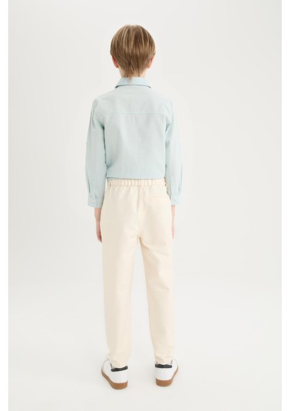 Erkek Çocuk Balloon Fit Standart Paça Twill Pantolon B6709A825SP