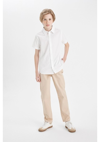 Erkek Çocuk Loose Fit Standart Paça Gabardin Pantolon B8938A824SM fiyatları