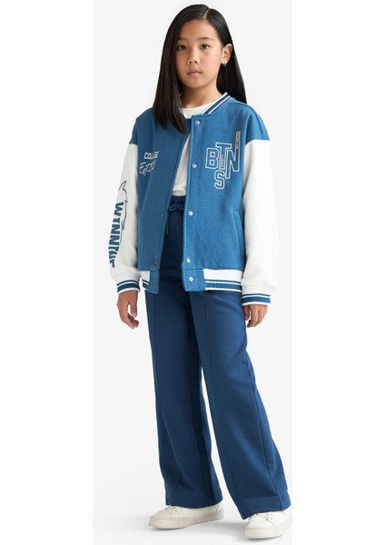 Kız Çocuk Wide Leg Geniş Paça Beli Lastikli Eşofman Altı C7131A825AU fiyatları