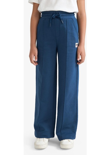 Kız Çocuk Wide Leg Geniş Paça Beli Lastikli Eşofman Altı C7131A825AU fırsatları