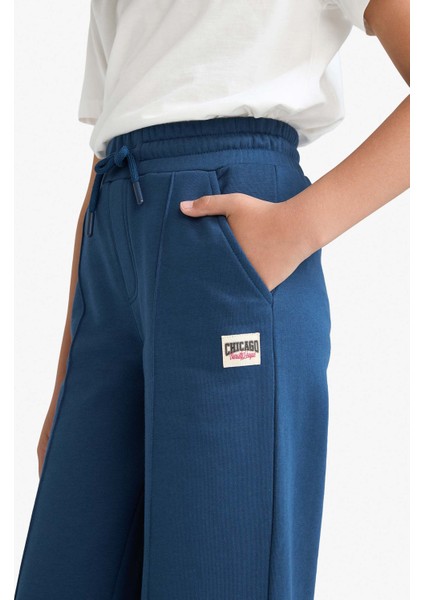 Kız Çocuk Wide Leg Geniş Paça Beli Lastikli Eşofman Altı C7131A825AU indirimleri