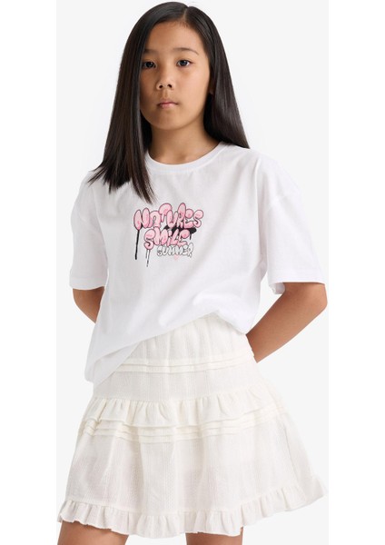 Kız Çocuk Poplin Etek F8011A825HS