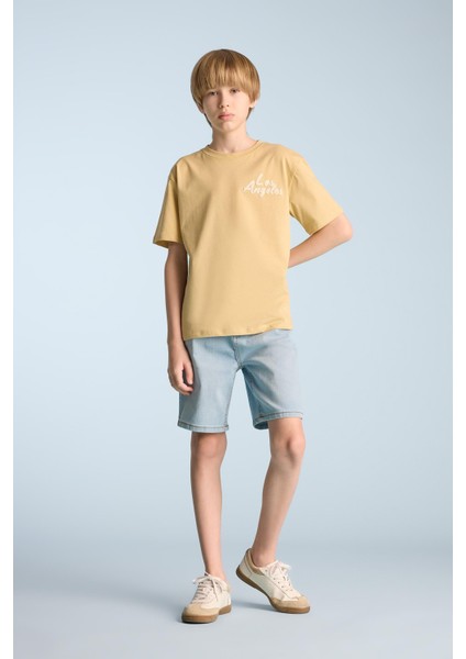 Erkek Çocuk Jean Şort D7899A825SM