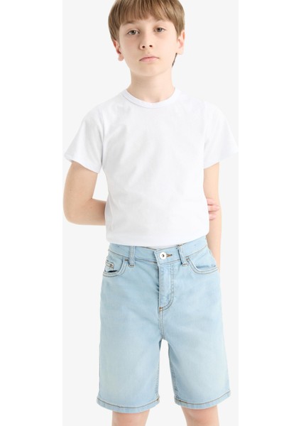 Erkek Çocuk Jean Şort D7899A825SM