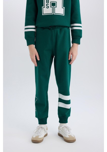 Erkek Çocuk Baskılı Beli Lastikli Jogger Eşofman Altı D4478A824WN fırsatları