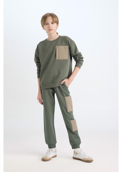 Erkek Çocuk Beli Lastikli Jogger Eşofman Altı D5818A824WN