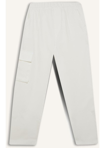 Erkek Çocuk Wide Leg Standart Paça Gabardin Pantolon E1586A825SM