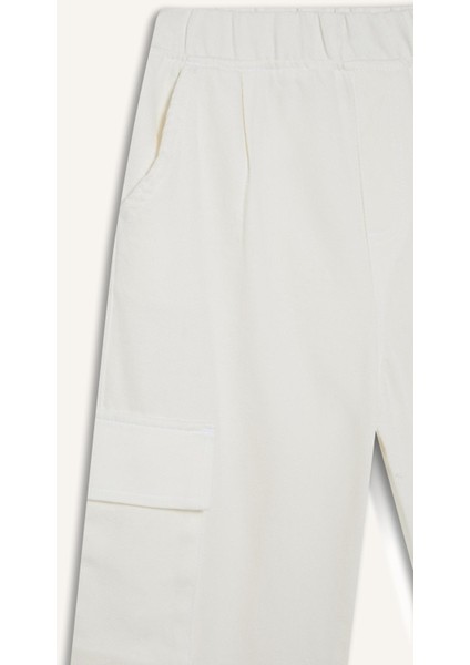 Erkek Çocuk Wide Leg Standart Paça Gabardin Pantolon E1586A825SM