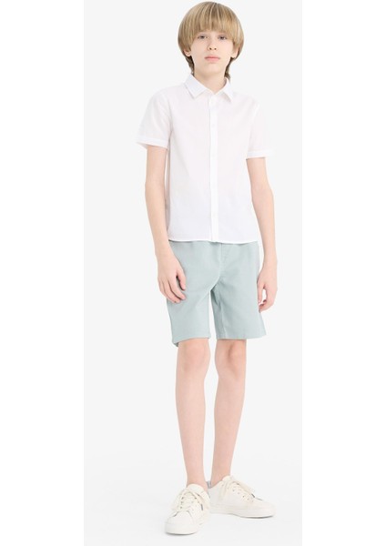 Erkek Çocuk Beli Lastikli Gabardin Şort E6677A825HS fiyatları