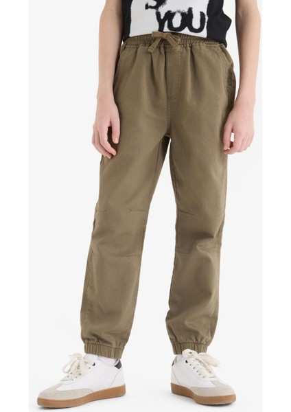 Erkek Çocuk Jogger Fit Standart Paça Gabardin Pantolon E1587A825SM fırsatları