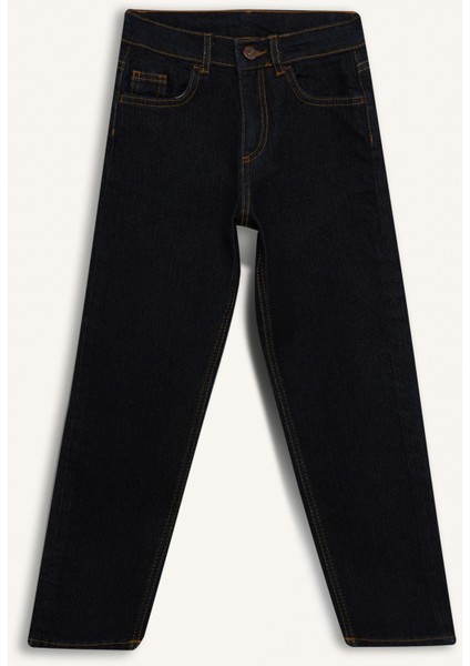 Erkek Çocuk Straight Fit Düz Paça Jean Pantolon D6474A825SM