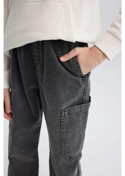 Erkek Çocuk Jogger Fit Jean Pantolon D7037A825SP