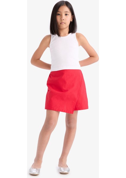 Kız Çocuk Pamuklu Şort Etek E6498A825HS fiyatları