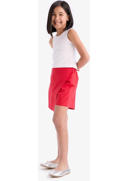 Kız Çocuk Pamuklu Şort Etek E6498A825HS fırsatları