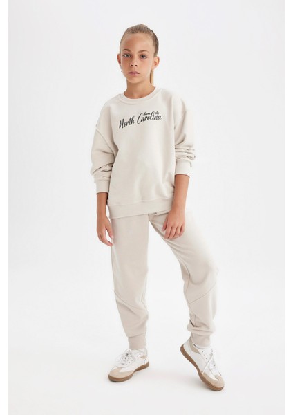 Kız Çocuk Beli Paçası Lastikli Cepli Jogger Okul Eşofman Altı C7882A824AU modelleri