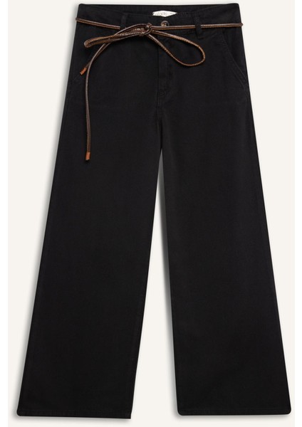 Kız Çocuk Wide Leg Geniş Paça Pamuklu Pantolon D9133A825SP