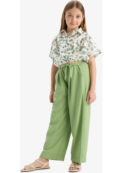 Kız Çocuk Wide Leg Geniş Paça Pantolon C0273A824SM fiyatları