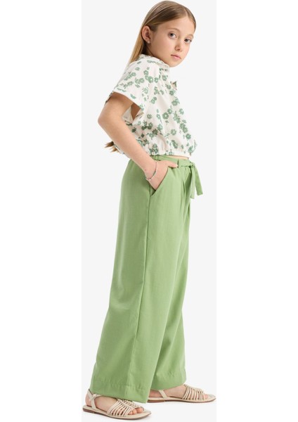 Kız Çocuk Wide Leg Geniş Paça Pantolon C0273A824SM modelleri