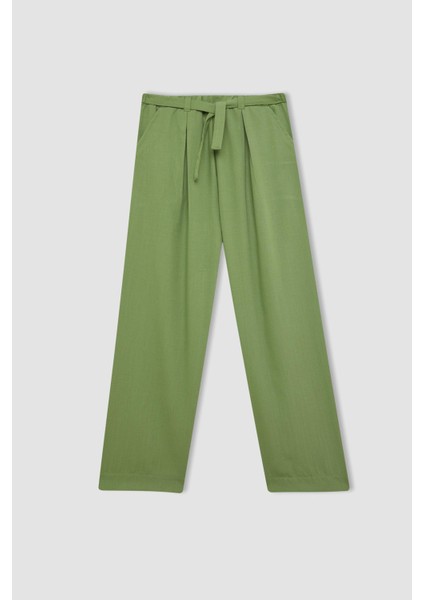 Kız Çocuk Wide Leg Geniş Paça Pantolon C0273A824SM