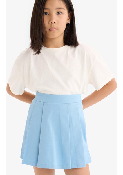 Kız Çocuk Gabardin Pileli Şort Etek E2648A825SM fiyatları